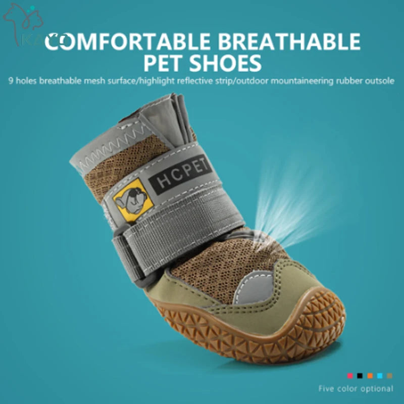 Reflective Waterproof Dog Boots
