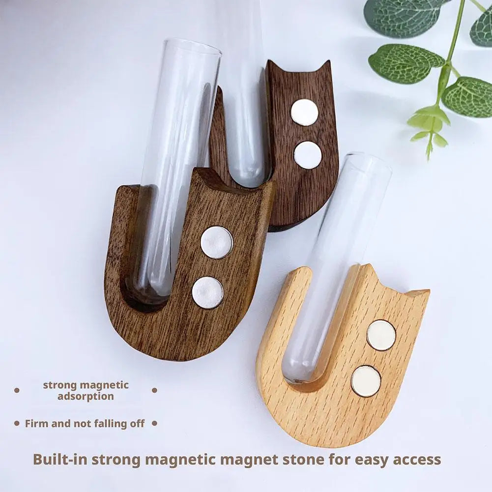 Pet Cat Whisker Vase Fridge Magnet