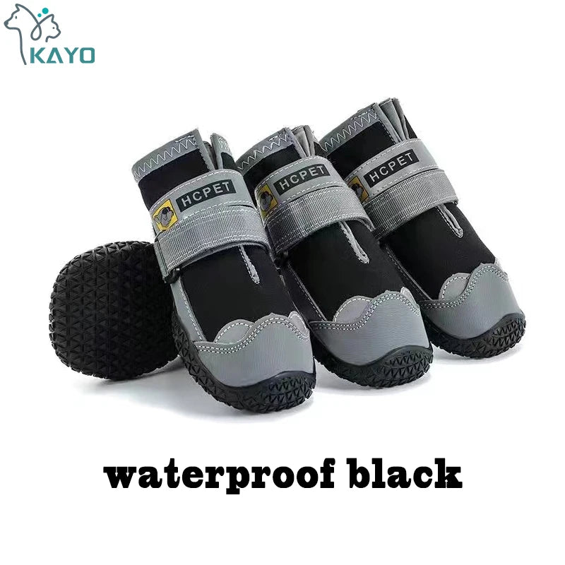 Reflective Waterproof Dog Boots