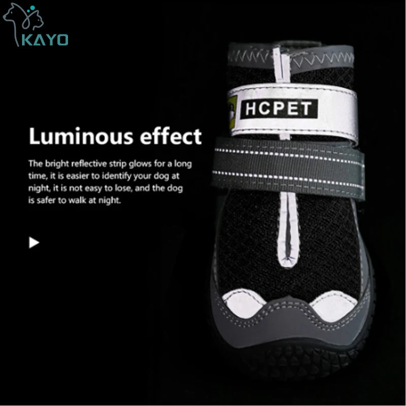 Reflective Waterproof Dog Boots